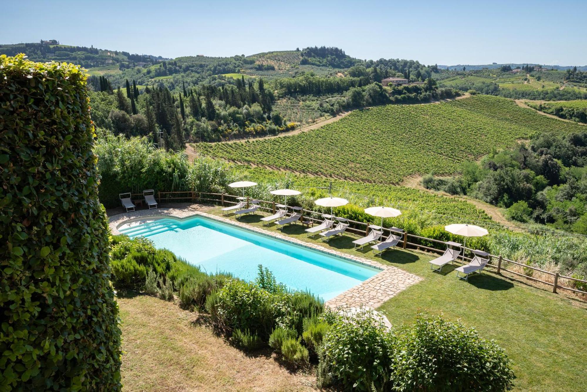 Agriturismo Bio Fattoria Bacio Certaldo Kültér fotó