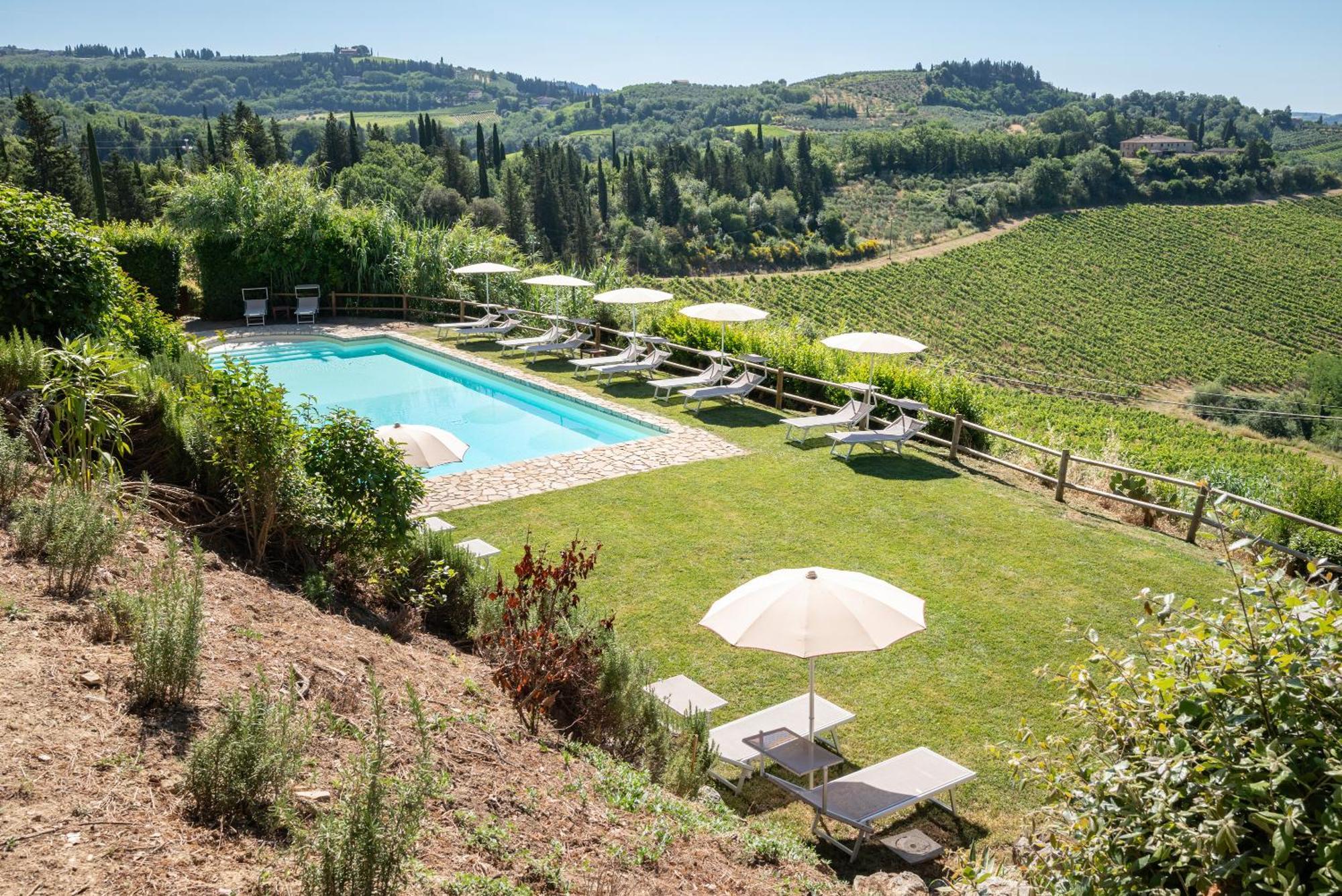 Agriturismo Bio Fattoria Bacio Certaldo Kültér fotó